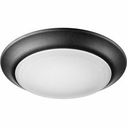 Quorum 905-7-69 Textured Black LED 7.5" Flush Mount Light Fixture