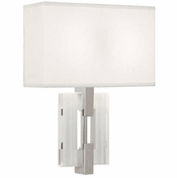 Robert Abbey 1010 Lincoln Modern Nickel Wall Mounted Lamp