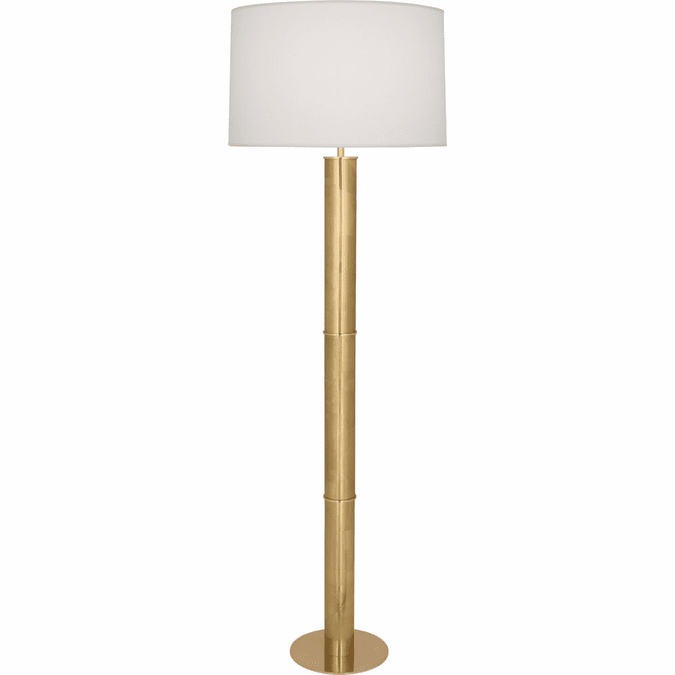 Robert Abbey 628 Michael Berman Brut Modern Brass Floor Lighting