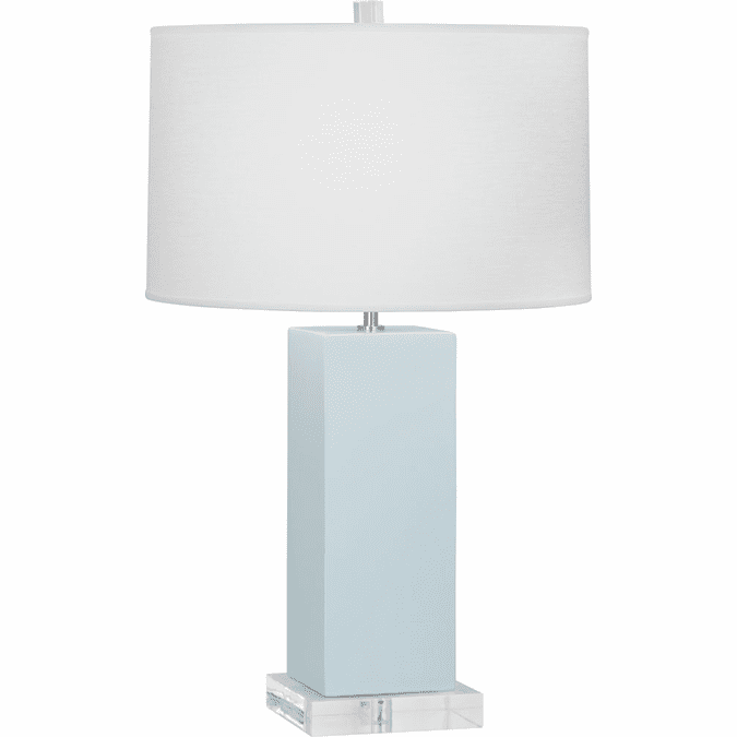 Robert Abbey BB995 Harvey Baby Blue Glazed Ceramic 33" Table Lamp