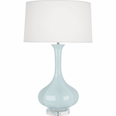 Robert Abbey BB996 Pike Baby Blue Glazed Ceramic 33" Table Light