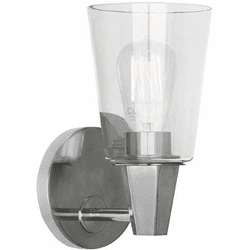 Robert Abbey C254C Wheatley Polished Chrome Wall Light Sconce