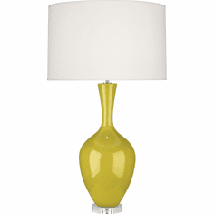 Robert Abbey CI980 Audrey Citron Glazed Ceramic Lighting Table Lamp