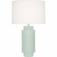 Robert Abbey CL800 Dolly Celadon Glazed Textured Ceramic 28" Side Table Lamp