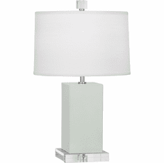 Robert Abbey CL990 Harvey Celadon Glazed Ceramic 19" Table Lighting