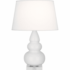 Robert Abbey DY33X Triple Gourd Modern Lily Glazed Ceramic Small Table Lamp Lighting