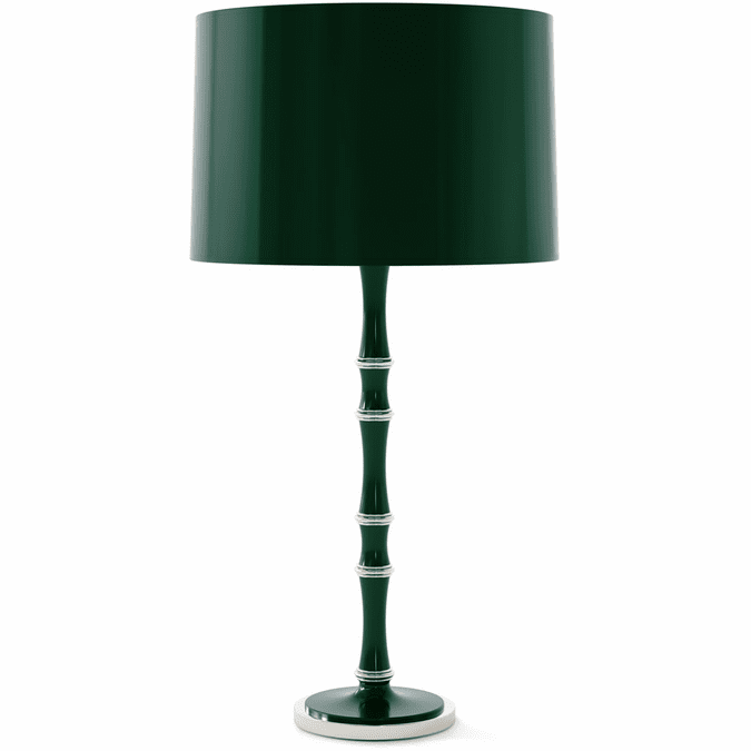 Robert Abbey JU72X Kane Contemporary Jungle with Polished Nickel Table Lamp