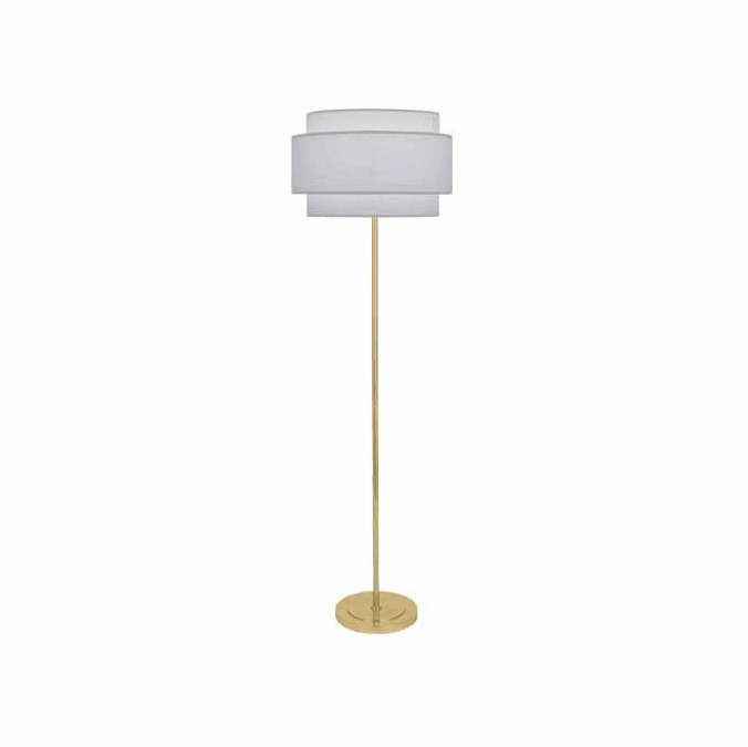 Robert Abbey PG132 Decker Modern Modern Brass Floor Light