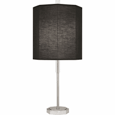 Robert Abbey RB05 Kate Modern Polished Nickel w/ Clear Crystal Table Light