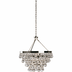 Robert Abbey S1000 Bling Contemporary Polished Nickel Mini Chandelier Light