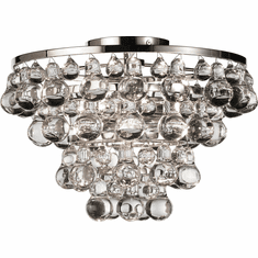 Robert Abbey S1002 Bling Contemporary Polished Nickel Overhead Light Fixture