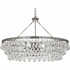 Robert Abbey S1004 Bling Contemporary Polished Nickel Chandelier Lighting