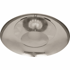 Robert Abbey S626 Michael Berman Brut Modern Polished Nickel LED Flush Mount Lighting Fixture