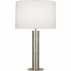 Robert Abbey S627 Michael Berman Brut Contemporary Polished Nickel Table Light