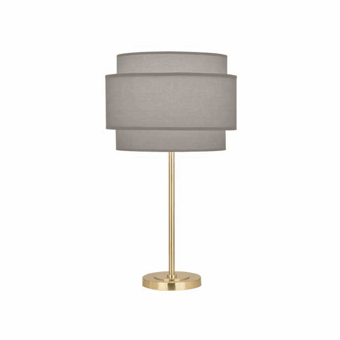 Robert Abbey SG130 Decker Contemporary Modern Brass Table Light