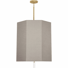 Robert Abbey SG202 Kate Modern Brass Drum Pendant Light