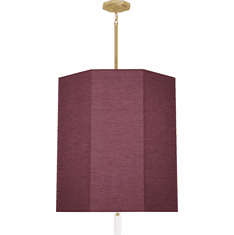 Robert Abbey VW202 Kate Modern Brass Drum Pendant Light Fixture