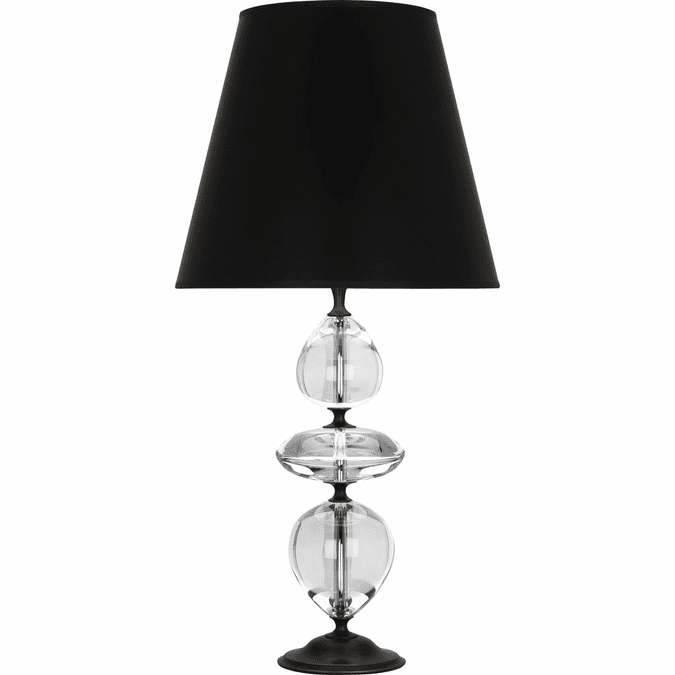 Robert Abbey Z260B Williamsburg Orlando Deep Patina Bronze with Clear Crystal Table Lighting