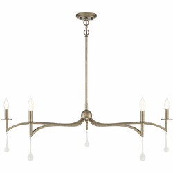 Savoy House 1-1099-5-182 Laramie Modern Chelsea Gold Chandelier Lamp