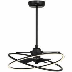 Savoy House 24-FD-745-89 Dorado Contemporary Matte Black LED 25" Ceiling Fan