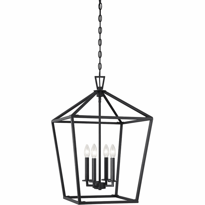 Savoy House 3-421-4-89 Townsend Matte Black 17" Foyer Lighting