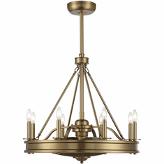 Savoy House 39-FD-124-322 Lyon Warm Brass LED Home Ceiling Fan