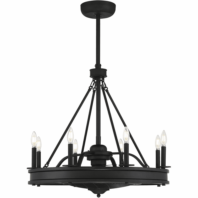 Savoy House 39-FD-124-89 Lyon Matte Black LED Ceiling Fan
