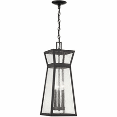 Savoy House 5-638-BK Millford Modern Matte Black 36" Outdoor Pendant Light Fixture