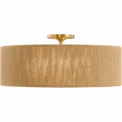 Savoy House 6-9312-4-322 Maynard Contemporary Warm Brass Flush Mount Light Fixture