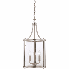 Savoy House 7-1040-3-SN Penrose Satin Nickel 12" Foyer Light Fixture
