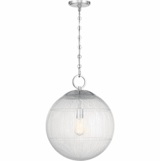 Savoy House 7-1840-1-11 Cabot Contemporary Chrome Drop Lighting Fixture
