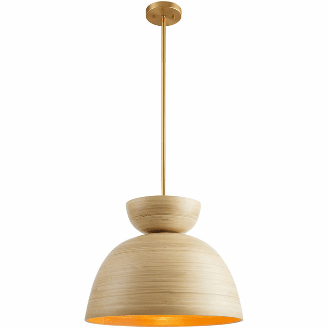 Savoy House 7-2919-1-203 Agave Modern Natural Bamboo Pendant Light