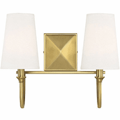 Savoy House 8-2542-2-322 Cameron Warm Brass 2-Light Bath Lighting