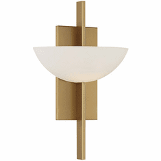 Savoy House 9-1615-1-322 Fallon Modern Warm Brass LED Wall Lighting Sconce