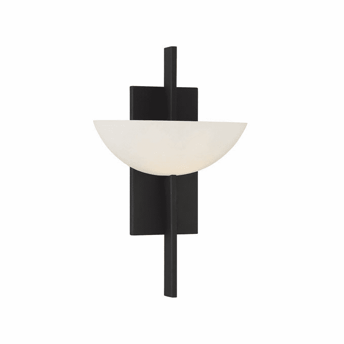 Savoy House 9-1615-1-89 Fallon Contemporary Matte Black LED Wall Sconce
