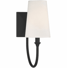 Savoy House 9-2542-1-89 Cameron  Matte Black Lighting Wall Sconce