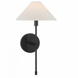 Savoy House 9-6608-1-188 Avon Contemporary Black Tourmaline Wall Sconce Lighting