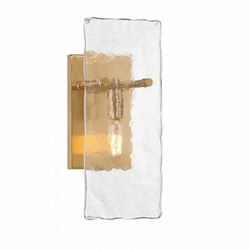 Savoy House 9-8204-1-322 Genry Modern Warm Brass Wall Lamp