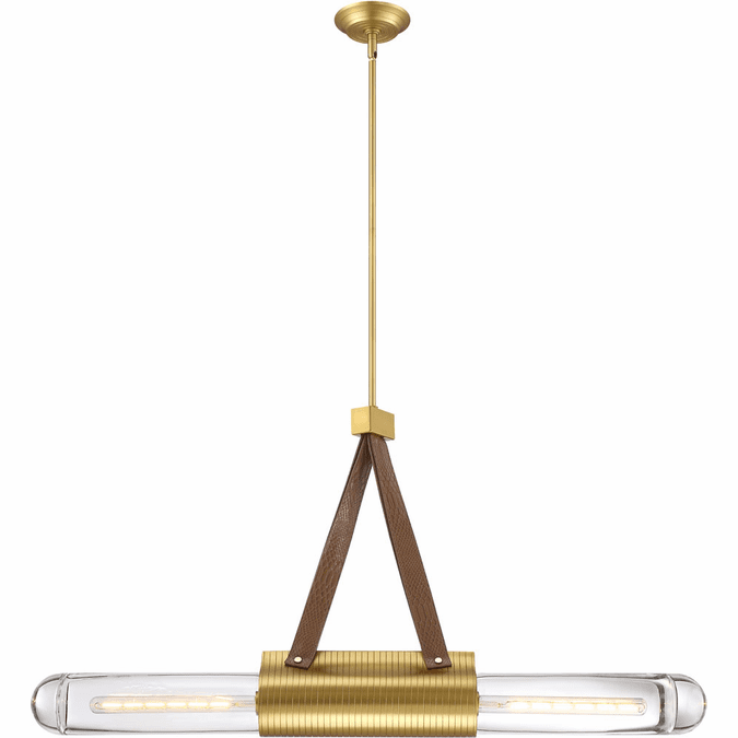 SDQ Lighting PD36144BG Modern Brushed Gold Kitchen Island Light Fixture
