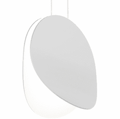 Sonneman 1766.03 Malibu Discs Contemporary Satin White LED 10" Mini Hanging Light