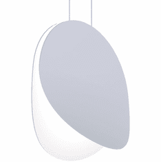 Sonneman 1767.18 Malibu Discs Contemporary Dove Gray LED 14" Hanging Pendant Light