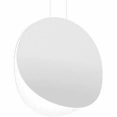 Sonneman 1768.03 Malibu Discs Contemporary Satin White LED 18" Hanging Light Fixture
