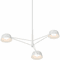 Sonneman 2033.17 Ray Contemporary Warm Gray LED Chandelier Light - alt