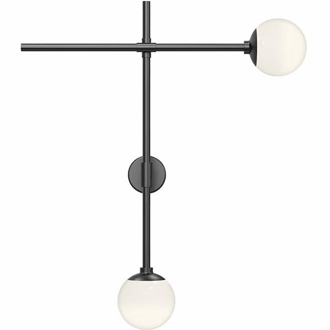 Sonneman 2062.25 Sabon Contemporary Satin Black LED Wall Sconce Lighting