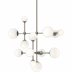 Sonneman 2064.13 Sabon Contemporary Satin Nickel LED Chandelier Light