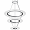 Sonneman 2075.16 Arctic Rings Contemporary Bright Satin Aluminum LED Small Pendant Light Fixture - alt