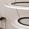 Sonneman 2075.25 Arctic Rings Modern Satin Black LED Small Lighting Pendant - alt