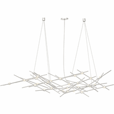 Sonneman 2155.13C Constellation Contemporary Satin Nickel LED Chandelier Lighting