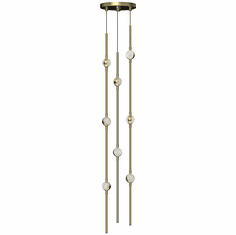 Sonneman 2161.38C-S-27 Constellation Andromeda Modern Satin Brass LED 2700K Multi Hanging Light