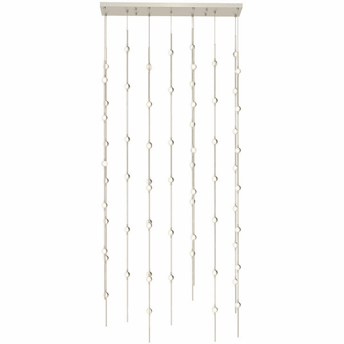 Sonneman 2166.13W Constellation Modern Satin Nickel LED 75" Multi Ceiling Pendant Light